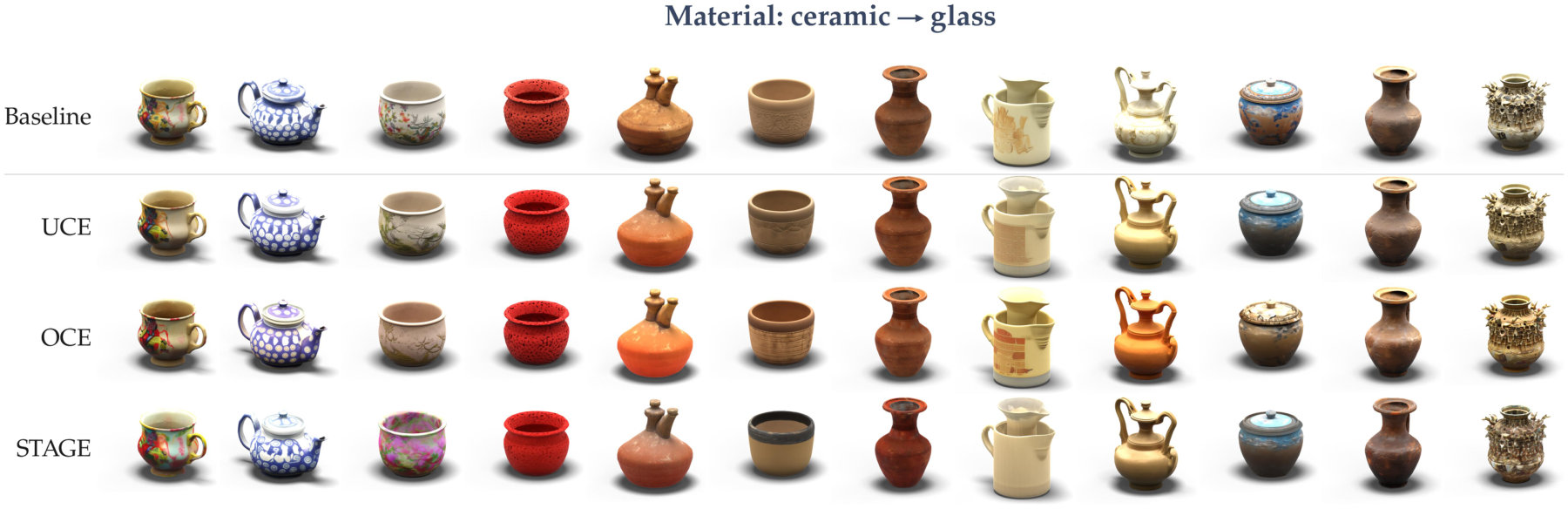 Erasing ceramic toward glass
