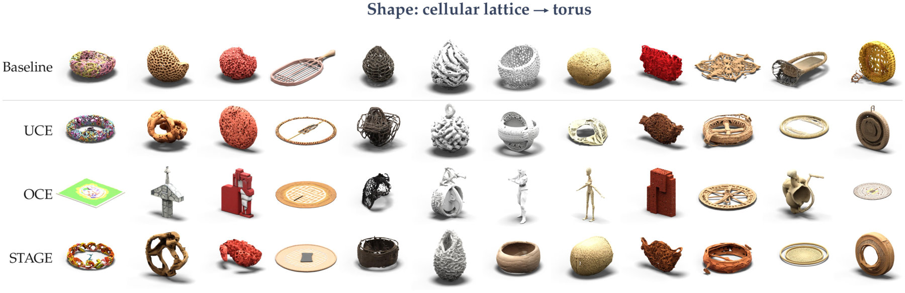 Erasing cellular lattice toward torus